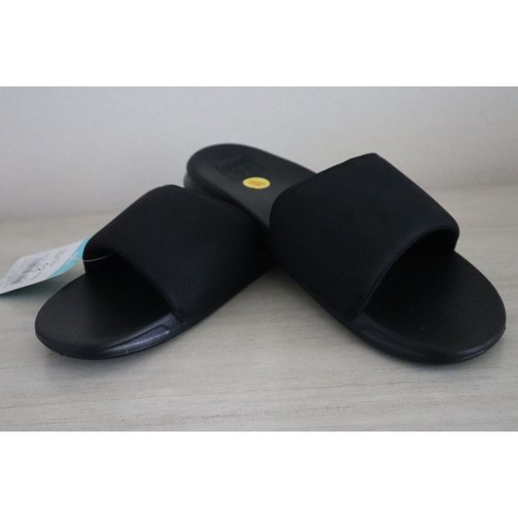 Reef RF0A3ONDBLA Men's Sz 12 Black One Slide Sandals - Picture 3 of 8